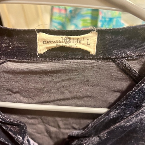 Oversized velvet top - Picture 2 of 2